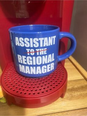Blue "Assistant Regional Manager" Ceramic Coffee Mug